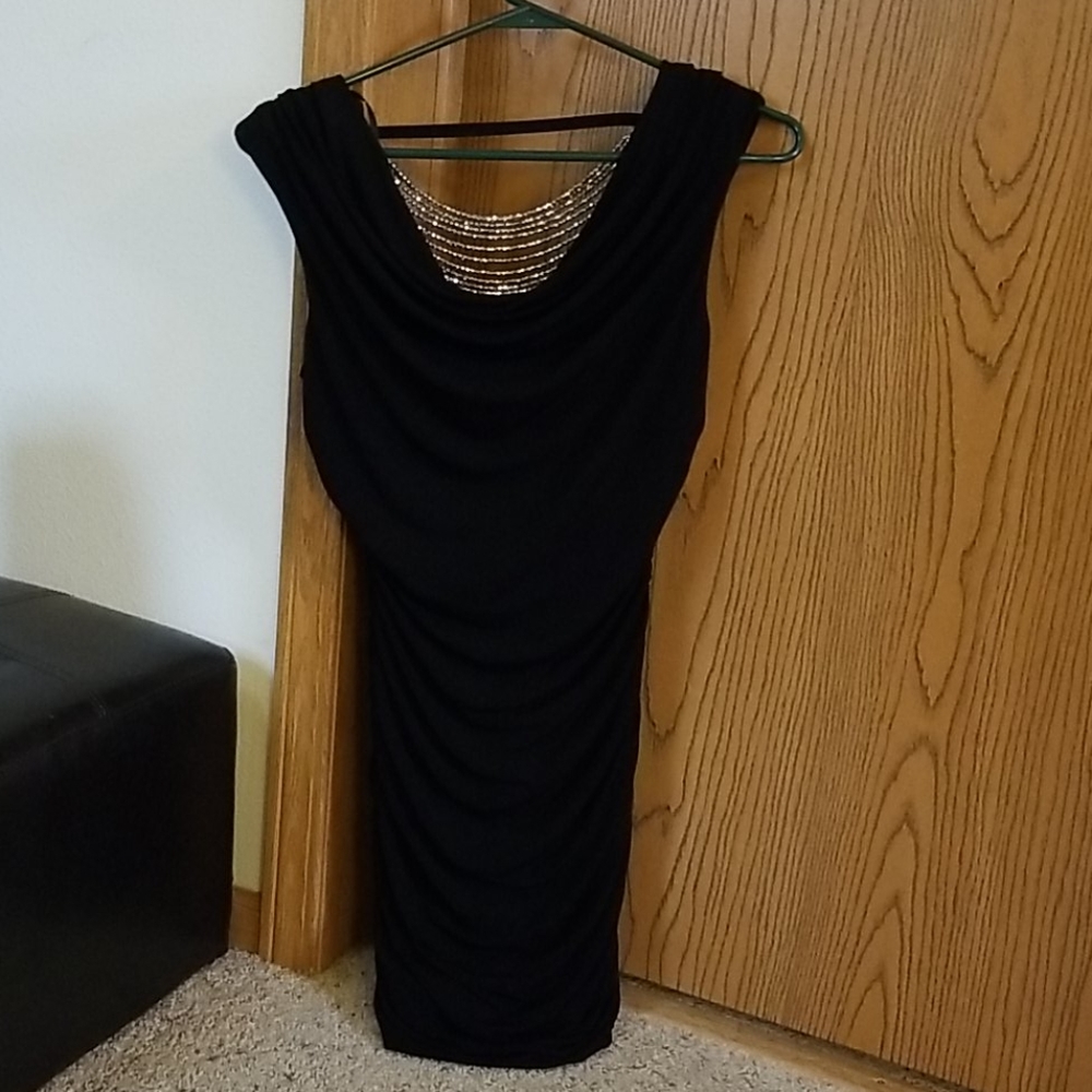 BCX Dress with Silver Embellishment